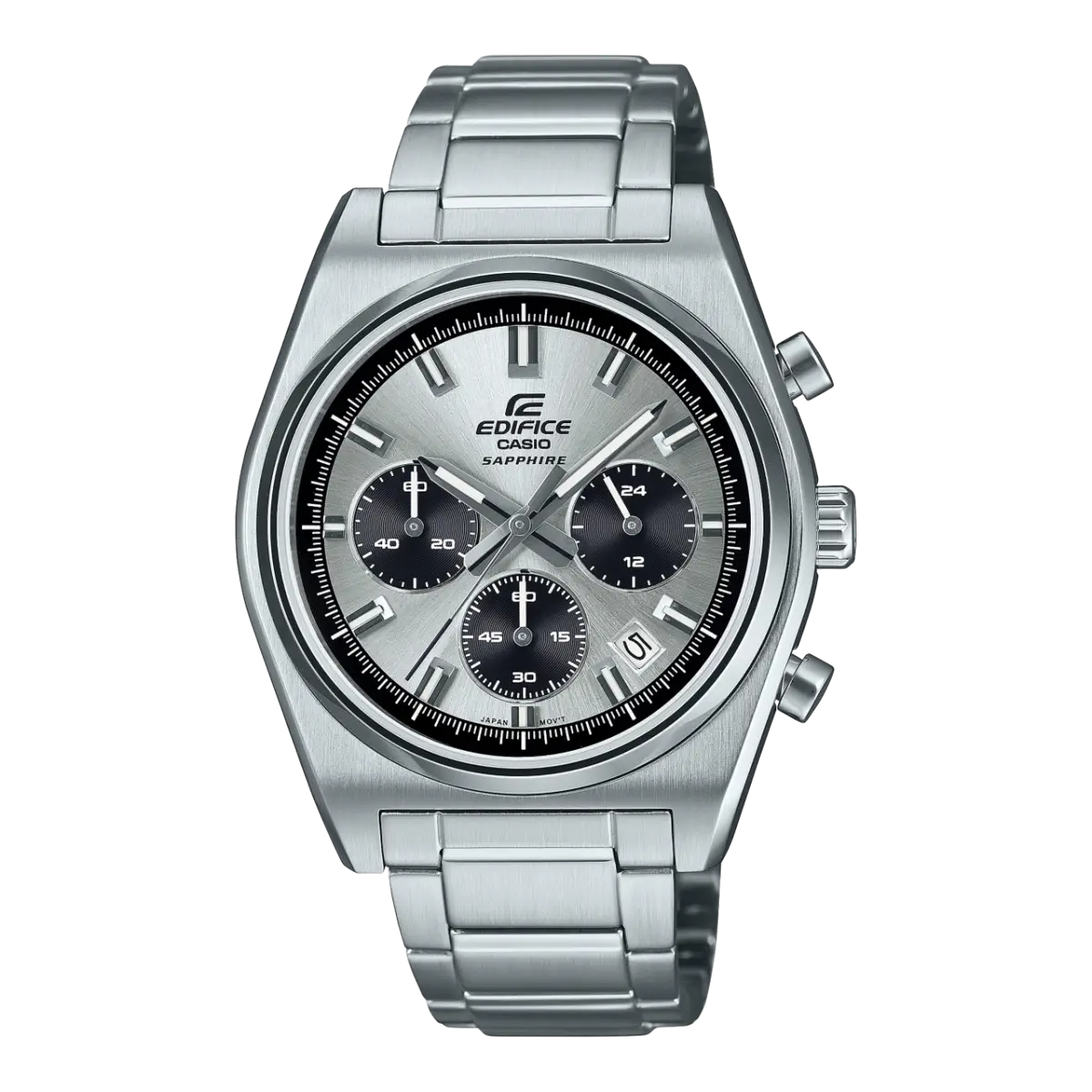 Casio Edifice Standard Chronograph EFB-730D-7AVUDF Silver Dial 40mm Stainless Steel Men's Watch
