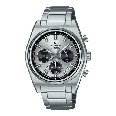 Casio Edifice Standard Chronograph EFB-730D-7AVUDF Silver Dial 40mm Stainless Steel Men's Watch