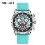 Luxury MEGIR Chronographic watch for Men with box
